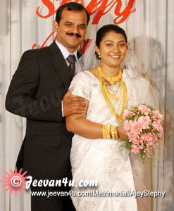 Ajay Stephy Wedding Photo